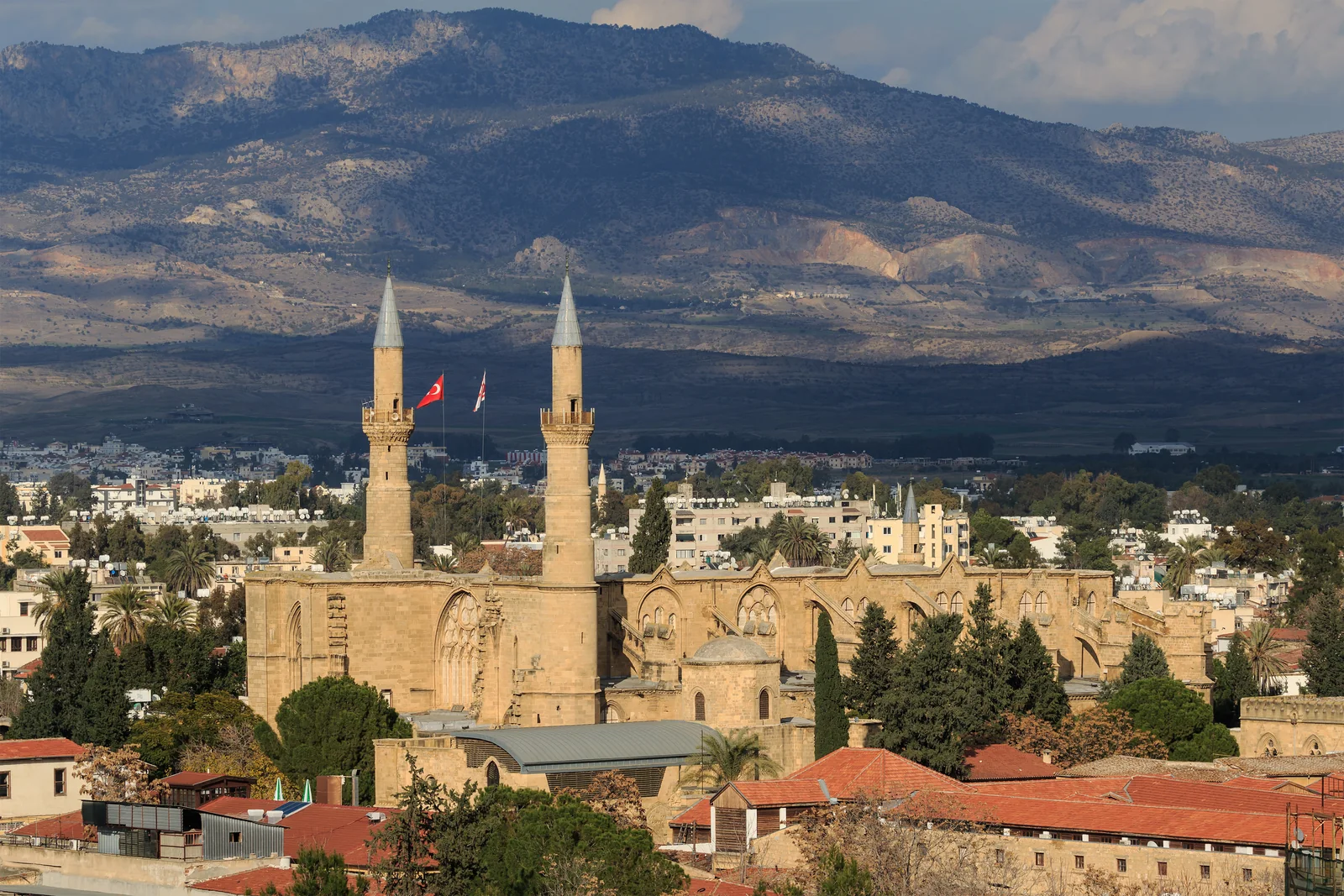 Selimiye Camii ve Lefkoşa manzarası